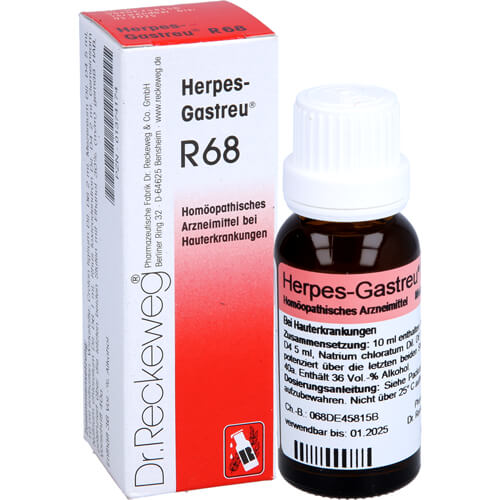 HERPES-GASTREU R68 Tropfen zum Einnehmen