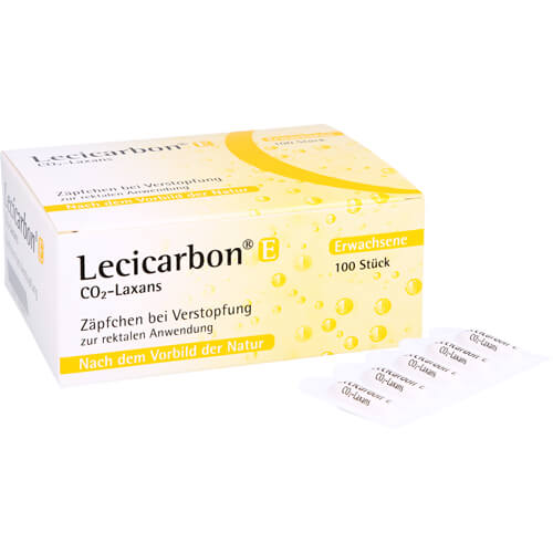 LECICARBON E CO2 Laxans Erwachsenensuppositorien