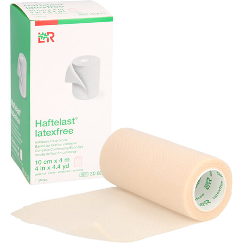 HAFTELAST Fixierb.kohäs.latexfrei 10 cmx4 m creme