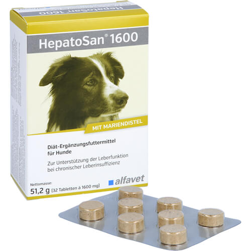 HEPATOSAN 1600 Diät-Erg.Futterm.Tab.f.Hunde