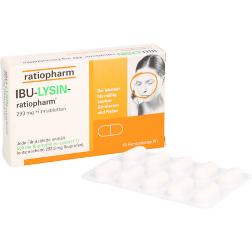 IBU-LYSIN-ratiopharm 293 mg Filmtabletten