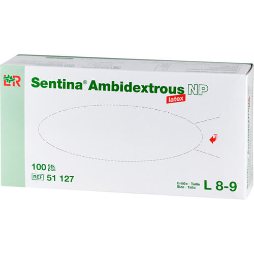 SENTINA Ambidextrous Unters.Hands.puderfr.Gr.L