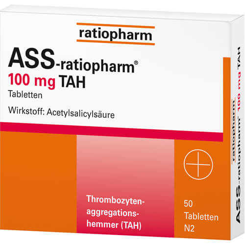 ASS-ratiopharm 100 mg TAH Tabletten