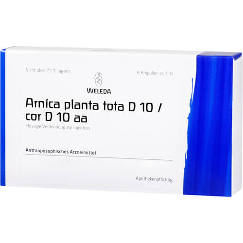 ARNICA PLANTA tota D 10/Cor D 10 aa Ampullen