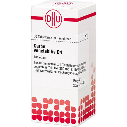 CARBO VEGETABILIS D 4 Tabletten