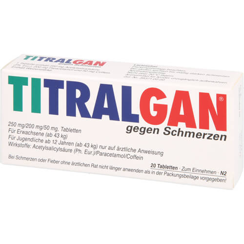 TITRALGAN Tabletten gegen Schmerzen
