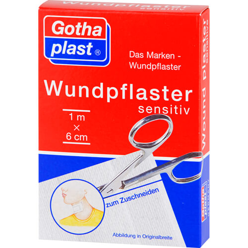 GOTHAPLAST Wundpfl.sensitiv 6 cmx1 m geschnitten