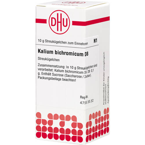 KALIUM BICHROMICUM D 8 Globuli