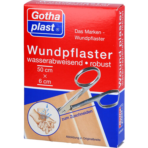 GOTHAPLAST Wundpfl.robust 6 cmx0,5 m wasserabweis.