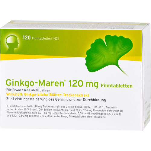 GINKGO-MAREN 120 mg Filmtabletten