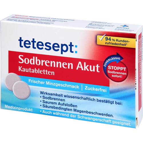 TETESEPT Sodbrennen Akut Kautabletten