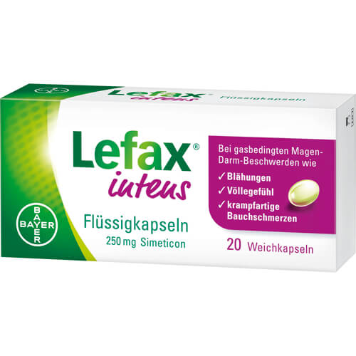LEFAX intens Flüssigkapseln 250 mg Simeticon