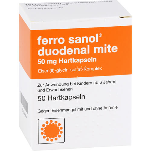 FERRO SANOL duodenal mite 50 mg magensaftr.Hartk.