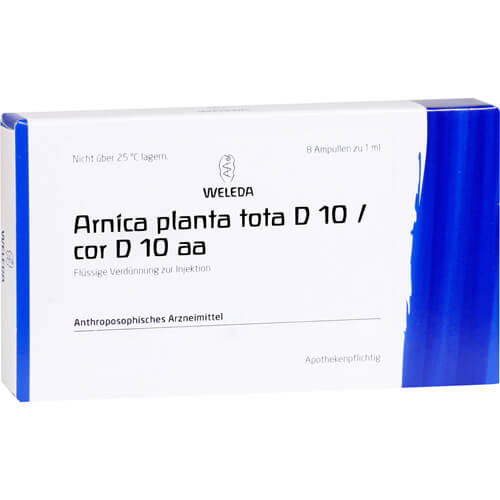 ARNICA PLANTA tota D 10/Cor D 10 aa Ampullen