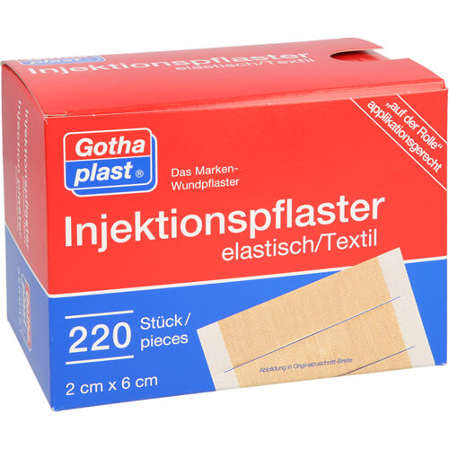 GOTHAPLAST Injektionspfl.2x6 cm