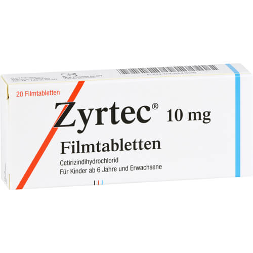 ZYRTEC 10 mg Filmtabletten