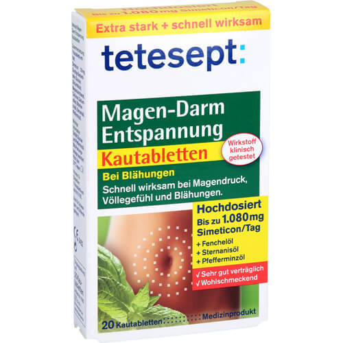 TETESEPT Magen-Darm Entspannung Kautabletten