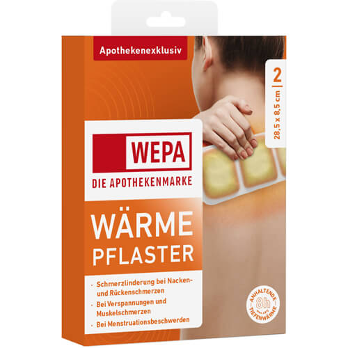 WÄRMEPFLASTER Nacken/Rücken 8,5x28,5 cm WEPA