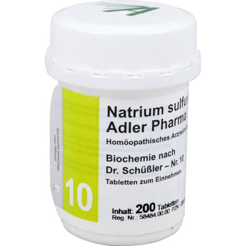 BIOCHEMIE Adler 10 Natrium sulfuricum D 6 Tabl.