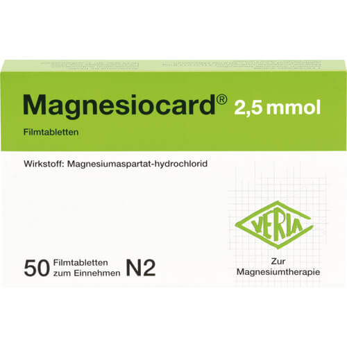 MAGNESIOCARD 2,5 mmol Filmtabletten